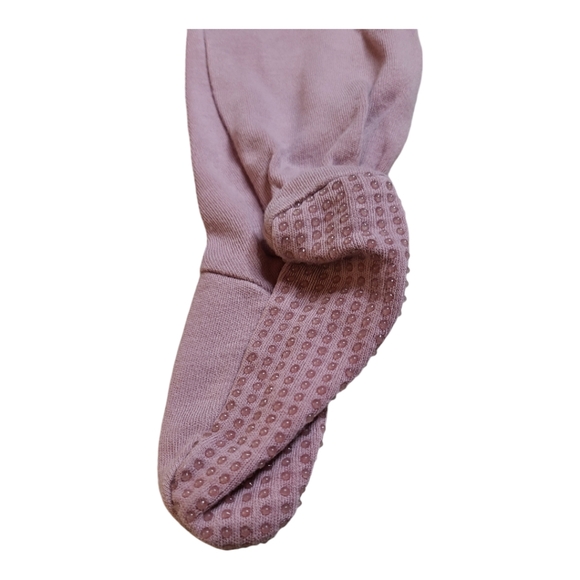 L'ovedbaby organic zipper footie white & lavender | Snap Footie Eggplant-Stone - Picture 14 of 16